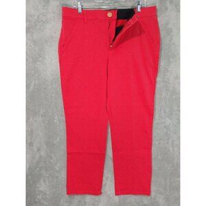 Democracy Women's Red Straight Jeans EUC 14